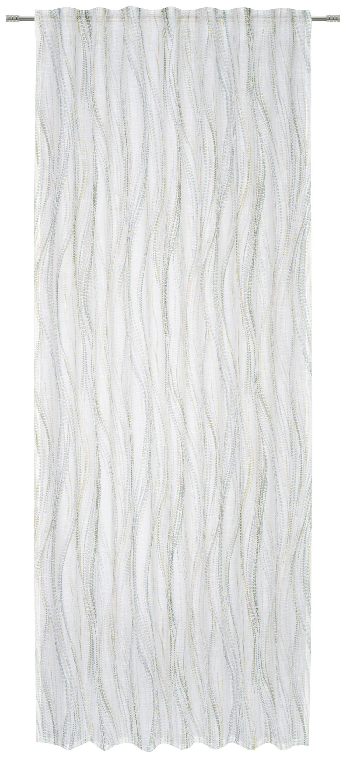 HOTOVÝ ZÁVĚS, poloprůhledné, 140/245 cm - zelená, Konvenční, textil (140/245cm) - Esposa