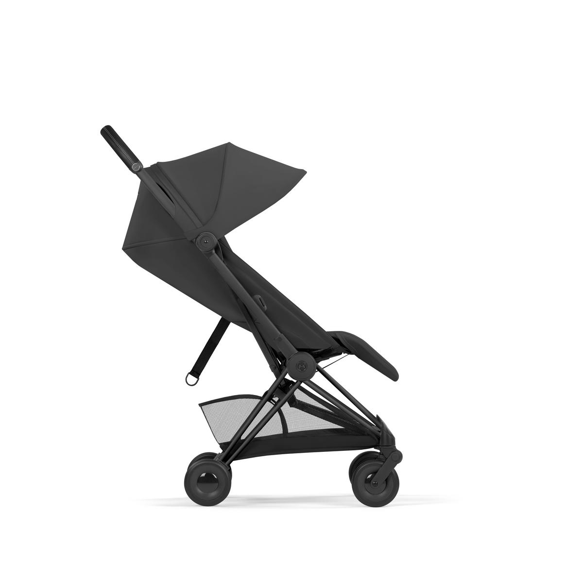 KIŠOBRAN KOLICA  COŸA Comfort Matt Black  - crna, Basics, tekstil/metal (79/44/105cm) - cybex PLATINUM