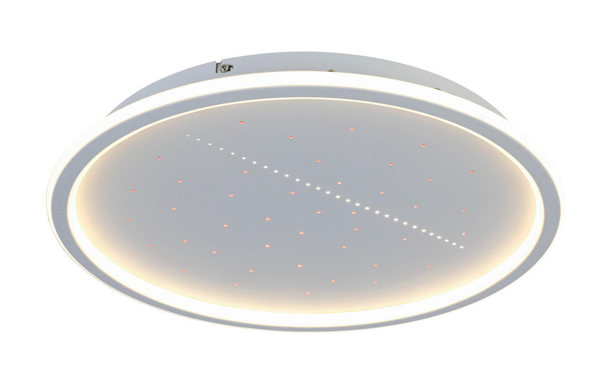 LED-DECKENLEUCHTE Kettering 45/5,5 cm   - Weiß, Trend, Kunststoff/Metall (45/5,5cm) - Novel