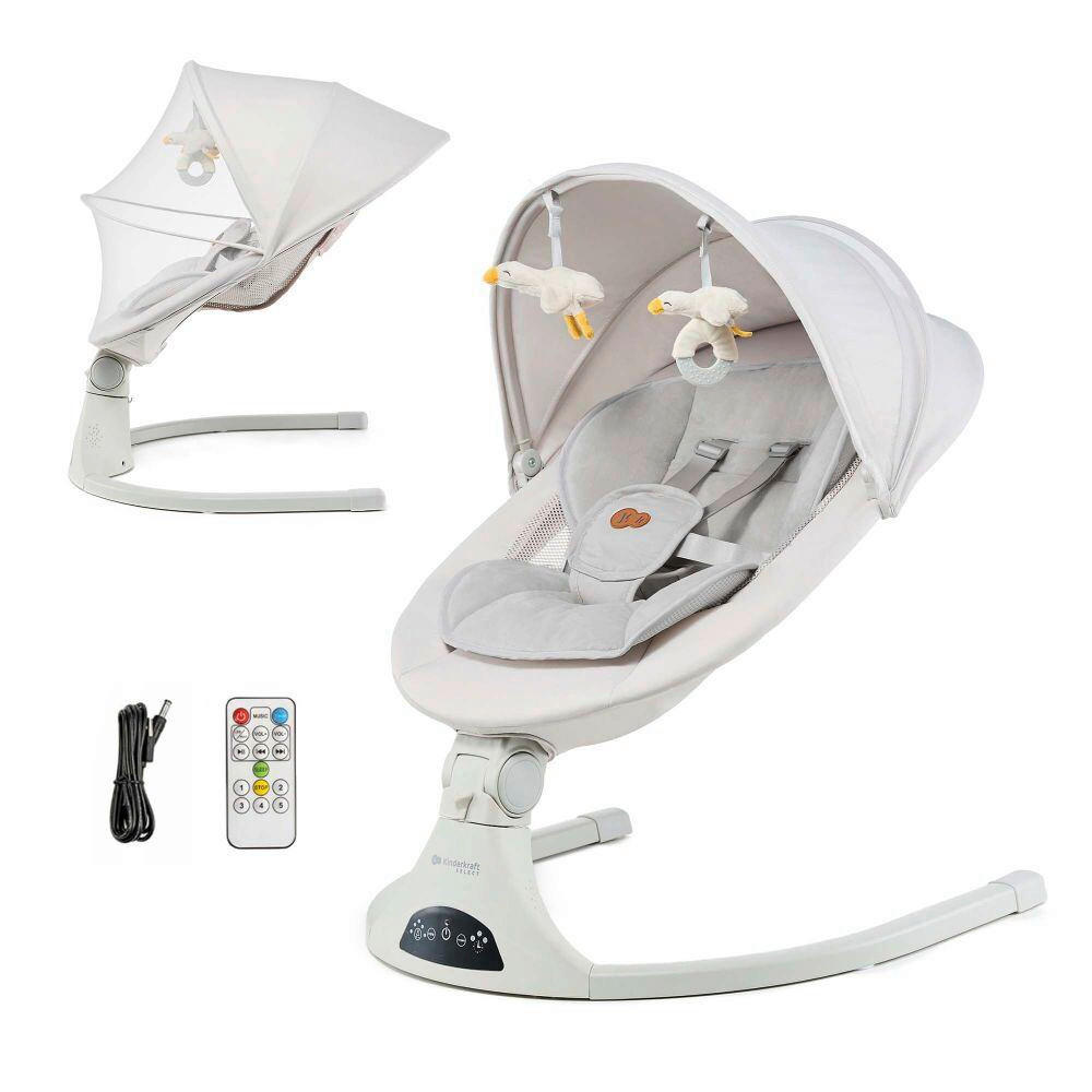GUGALNI LEŽALNIK    bež  - bež, Basics, kovina/tekstil (46-55/46-60/68cm) - kinderkraft