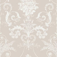 NON WOVEN-TAPET 52/1000 cm  - vit/grå, Basics, papper/plast (52/1000cm)
