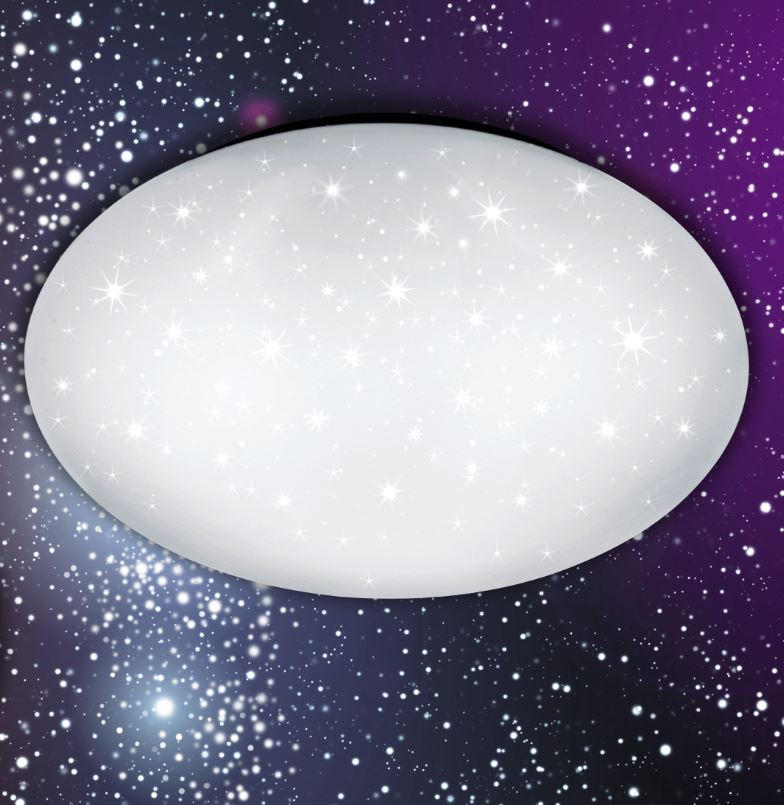 LED PLAFONJERA ZA KUPATILA - bela, Osnovno, plastika (37cm) - Celina