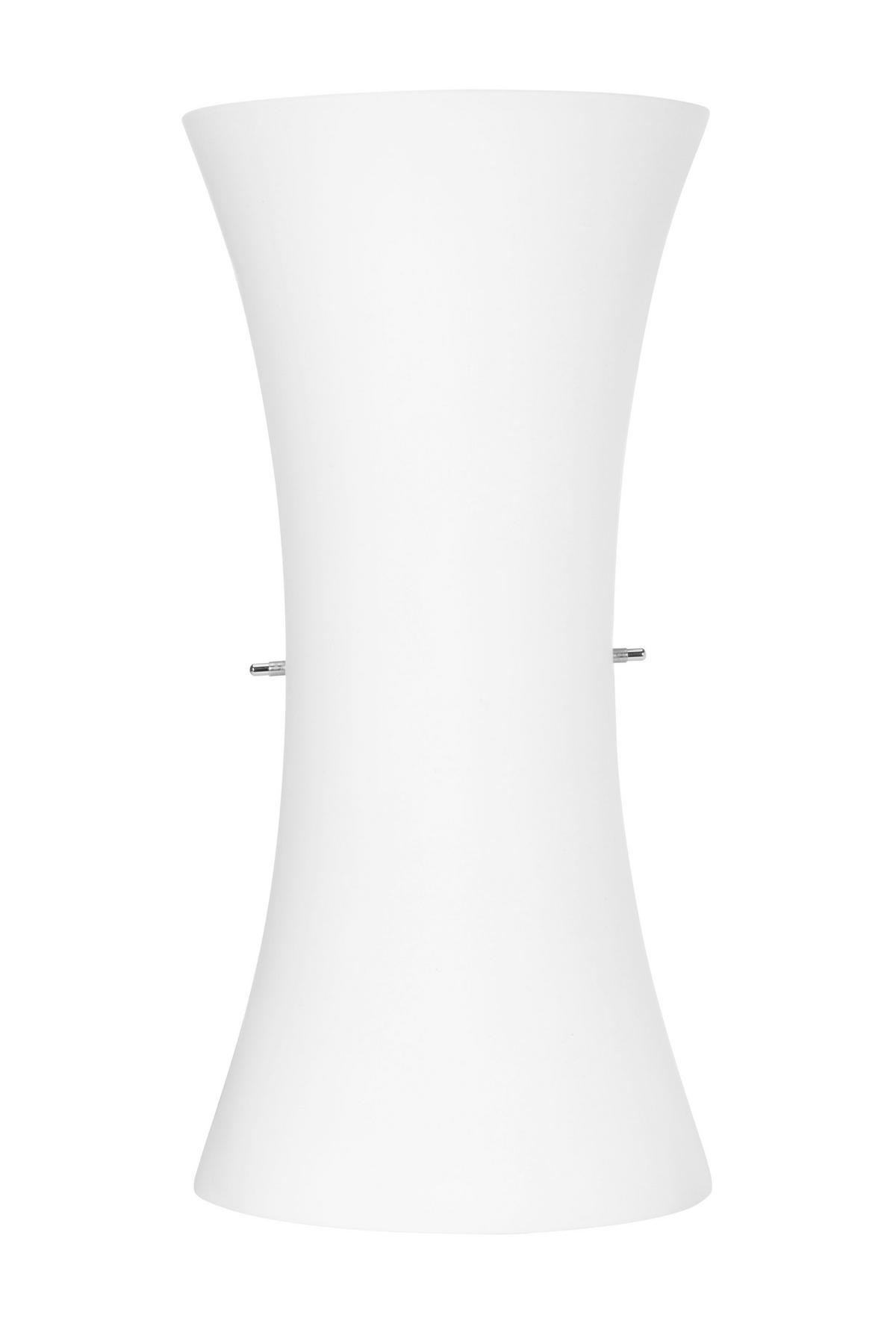 WANDLEUCHTE Palmdale 16/10/32 cm   - Opal, KONVENTIONELL, Glas/Metall (16/10/32cm) - Novel