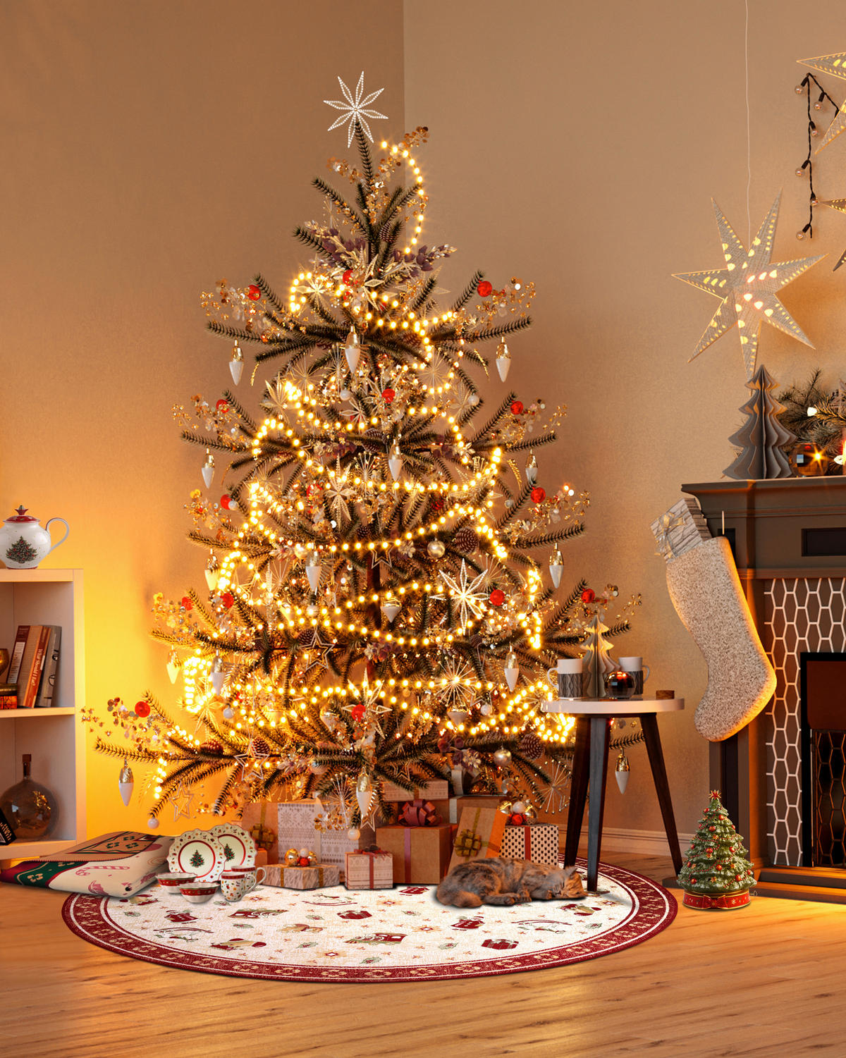 VINTAGE-TEPPICH 200 cm Toy's Delight Nostalgic Shine  - Rot/Multicolor, Design, Kunststoff/Textil (200cm) - Villeroy & Boch