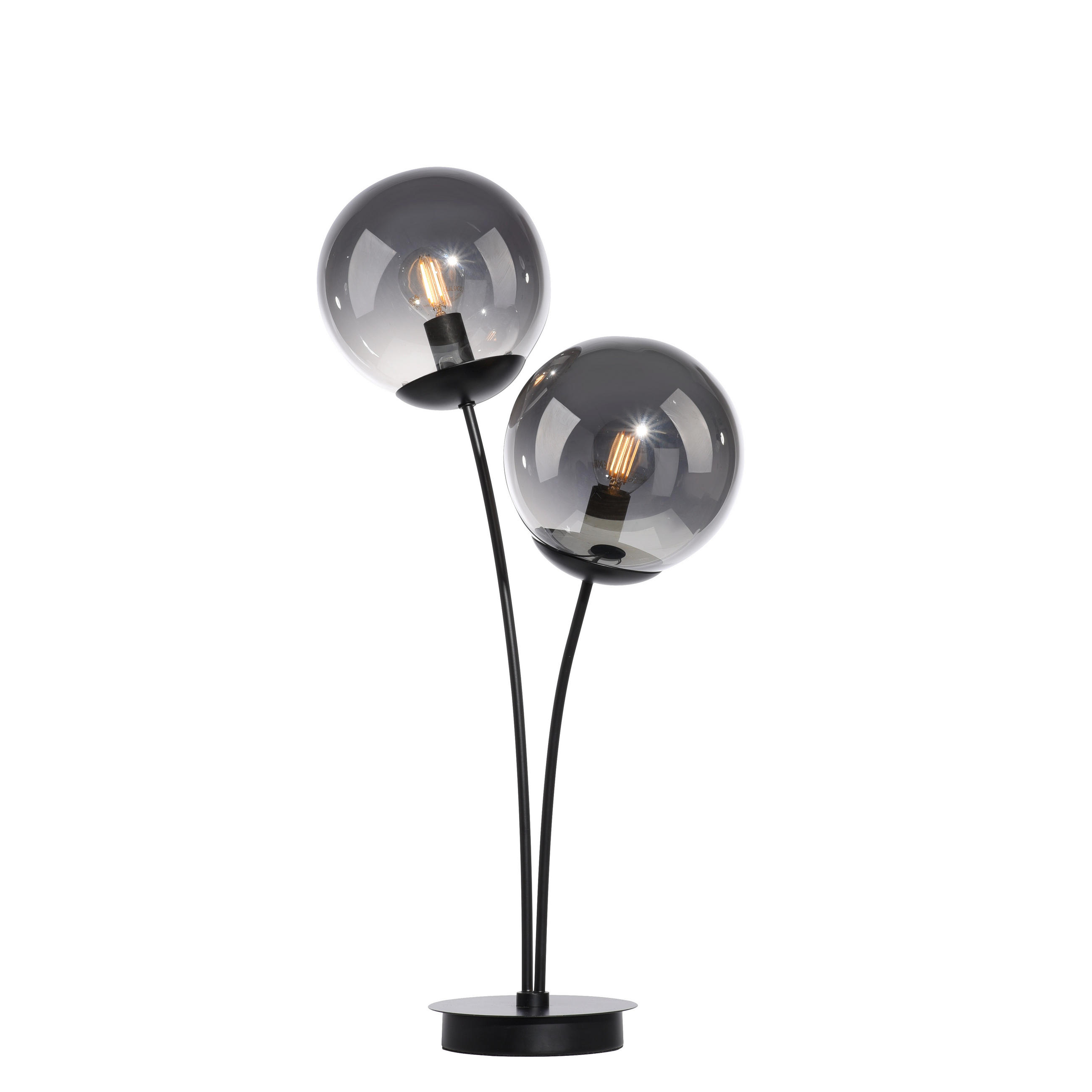 TISCHLEUCHTE 35/20/52 cm   - Schwarz, Basics, Glas/Kunststoff (35/20/52cm)