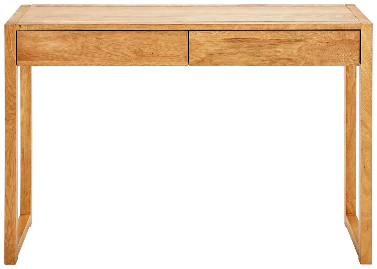 KONSOLENTISCH furniert, massiv Naturfarben  - Naturfarben, KONVENTIONELL, Holzwerkstoff (120/33/80cm) - MID.YOU
