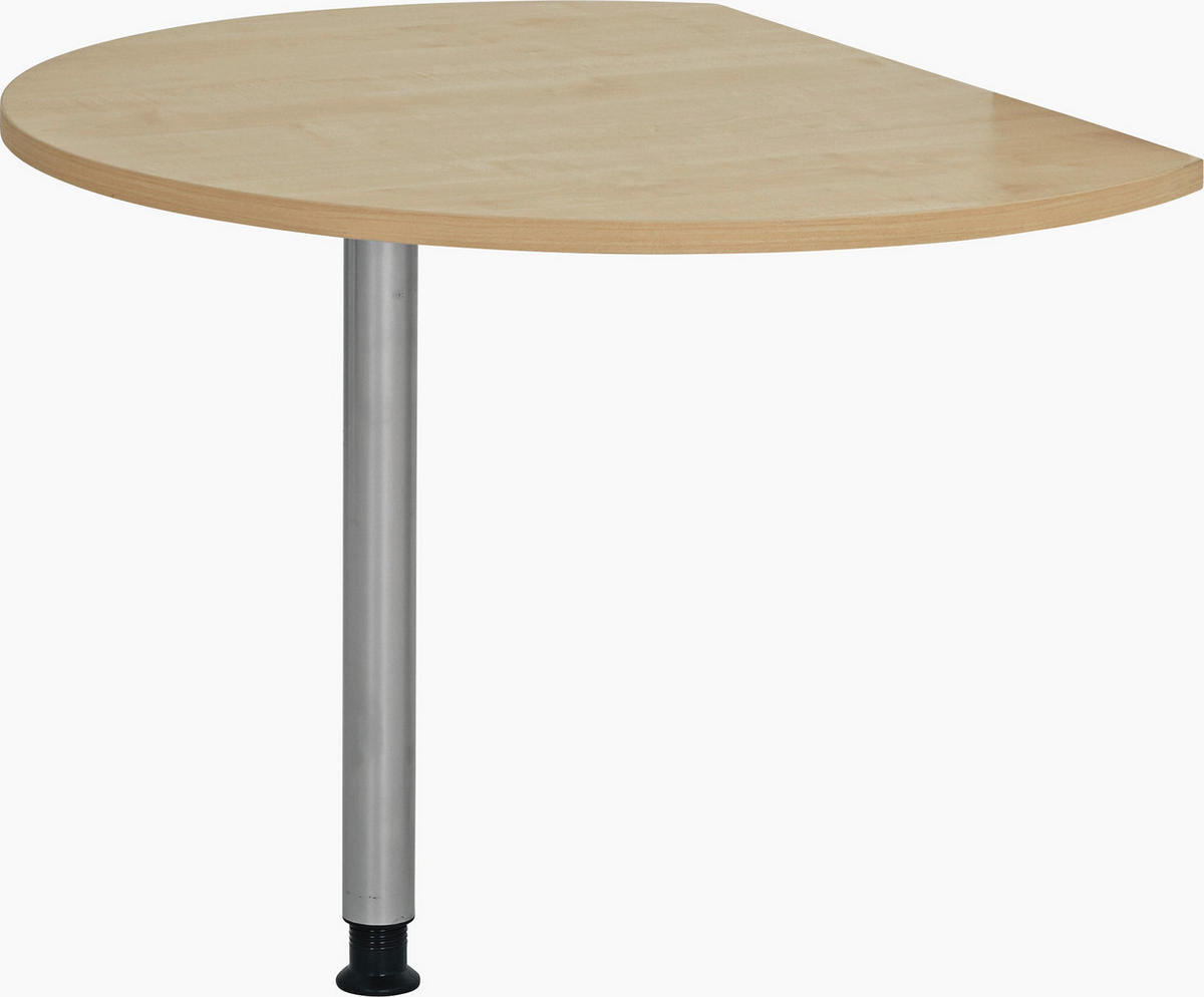 SCHREIBTISCHPLATTE 100/80/2,5 cm  in Ahornfarben  - Ahornfarben, KONVENTIONELL, Holzwerkstoff/Metall (100/80/2,5cm) - Venda