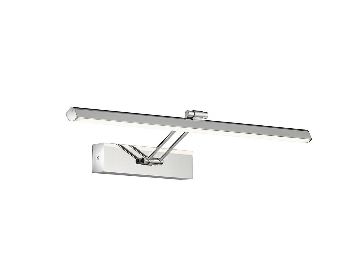 LED-WANDLEUCHTE - Chromfarben, Design, Metall (4/60cm) - Fischer & Honsel
