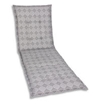 LIEGENAUFLAGE in Grau Raute  - Grau, Basics, Textil (60/6/190cm)