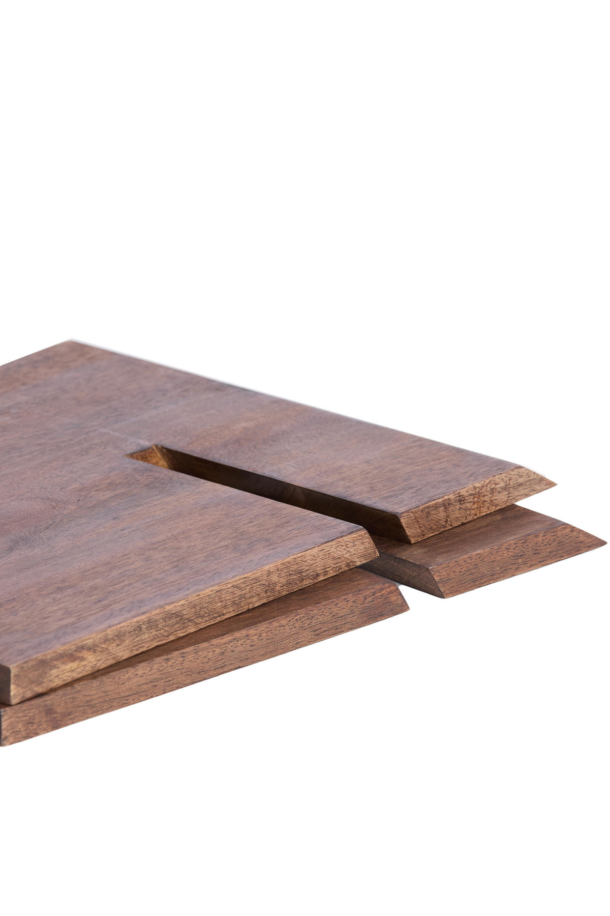 BUCHSTÄNDER - Braun, Trend, Holz (36/25/15,5cm) - Light & Living