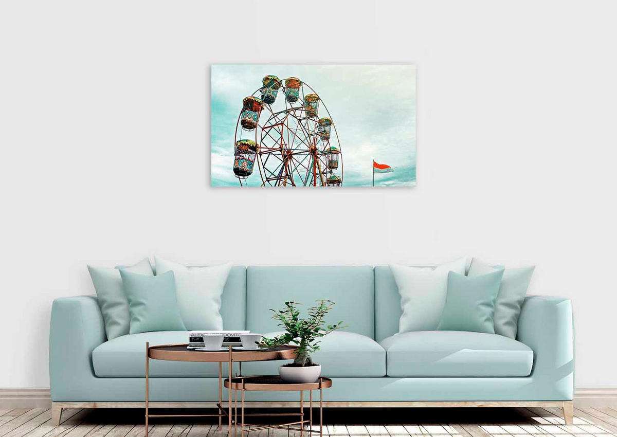 ALUMINIUMBILD 148/98 cm  - Multicolor, Design, Kunststoff/Metall (148/98cm)