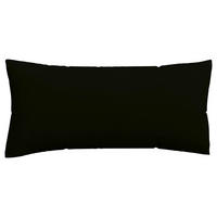 KOPFPOLSTERBEZUG WOVEN SATIN 40/80 cm  - Schwarz, Basics, Textil (40/80cm) - Schlafgut