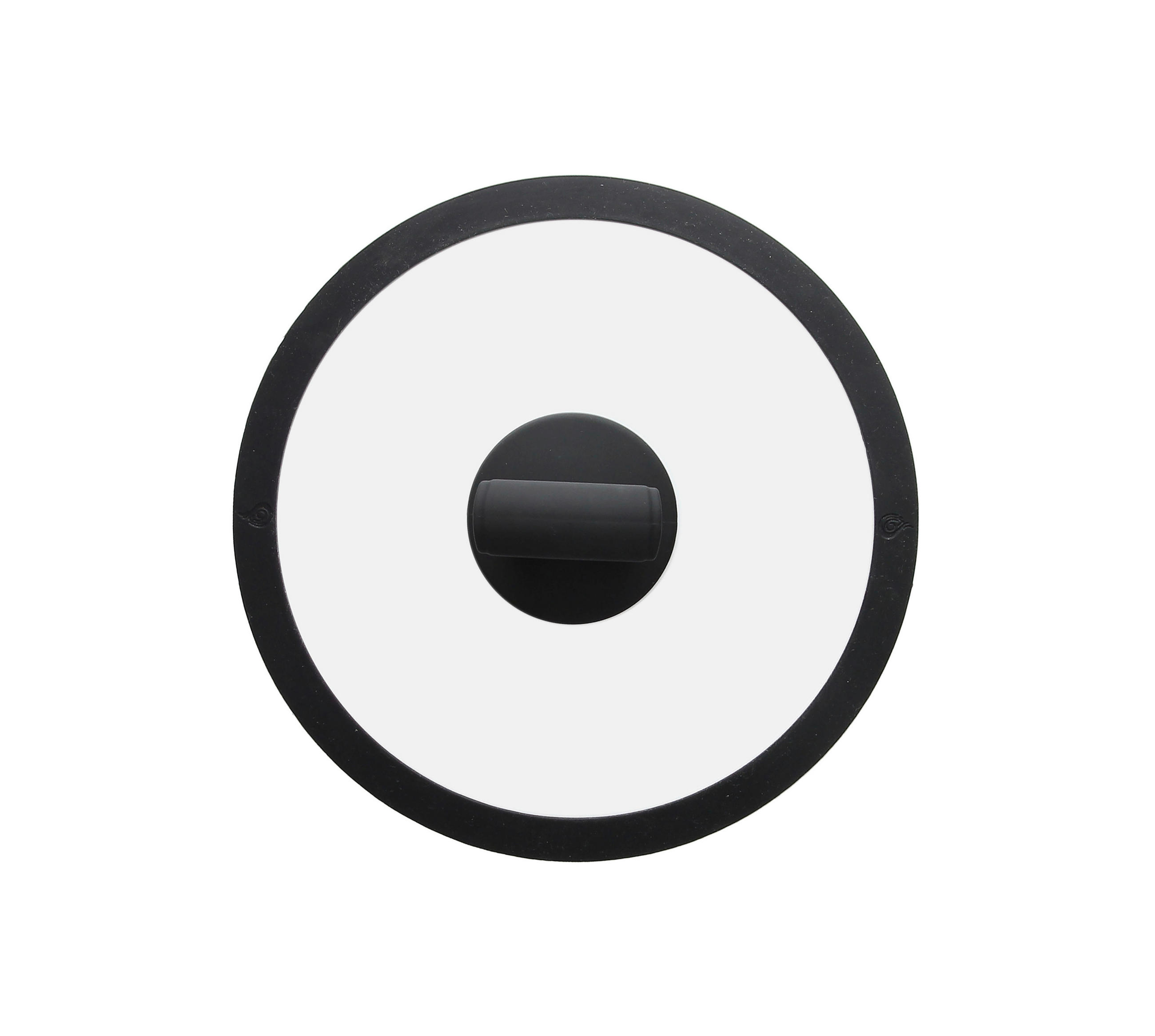 POKLOPAC  24 cm    - prozirno/crna, Basics, staklo/metal (24cm) - Tognana