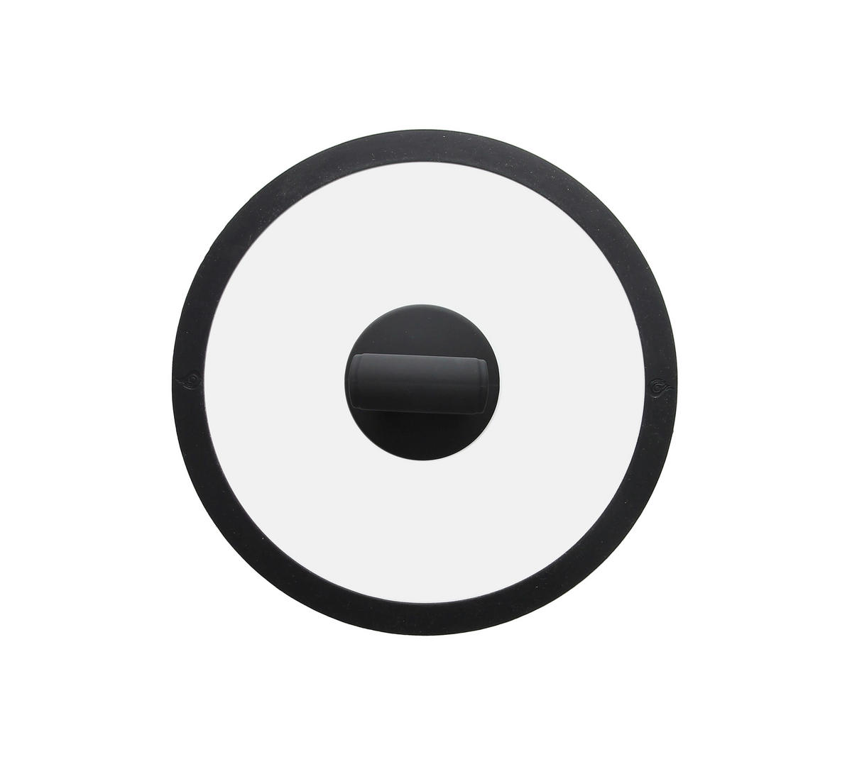 POKLOPAC  24 cm    - prozirno/crna, Basics, staklo/metal (24cm) - Tognana