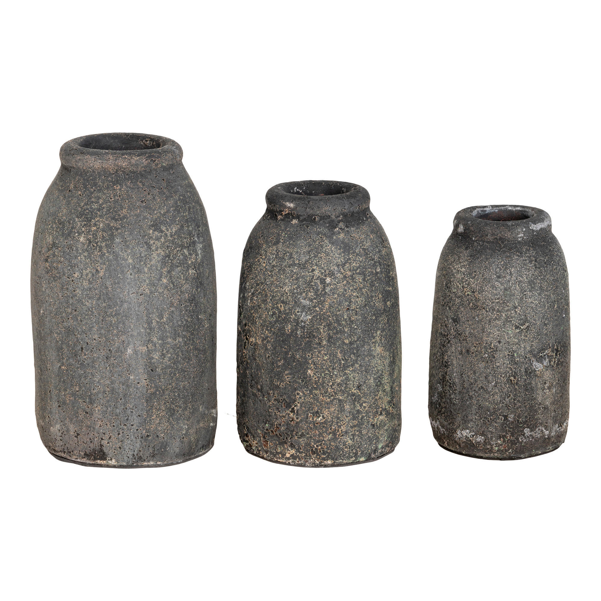 VASE  - Grau, Design, Keramik