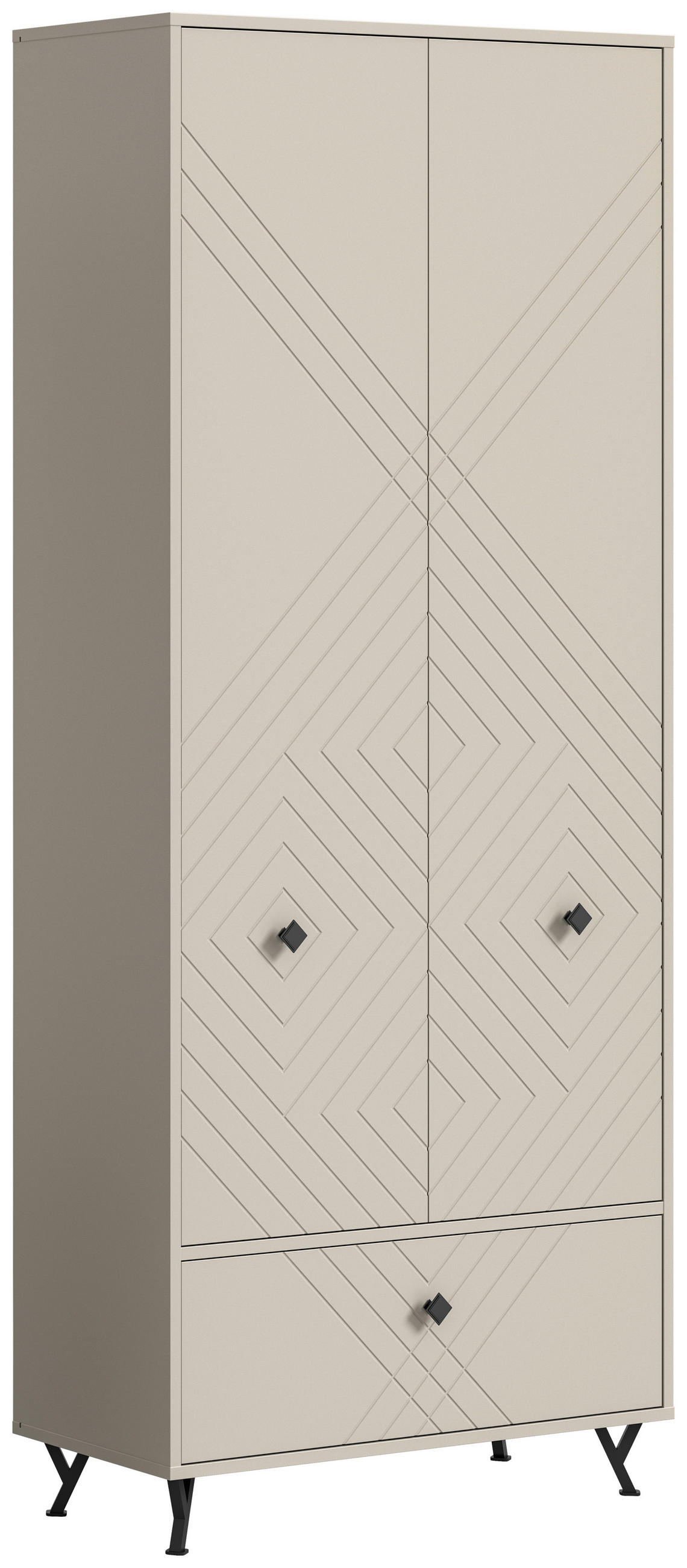 SKŘÍŇ NA ODĚV, 80/195/35 cm - Design, kov/kompozitní dřevo (80/195/35cm) - MID.YOU