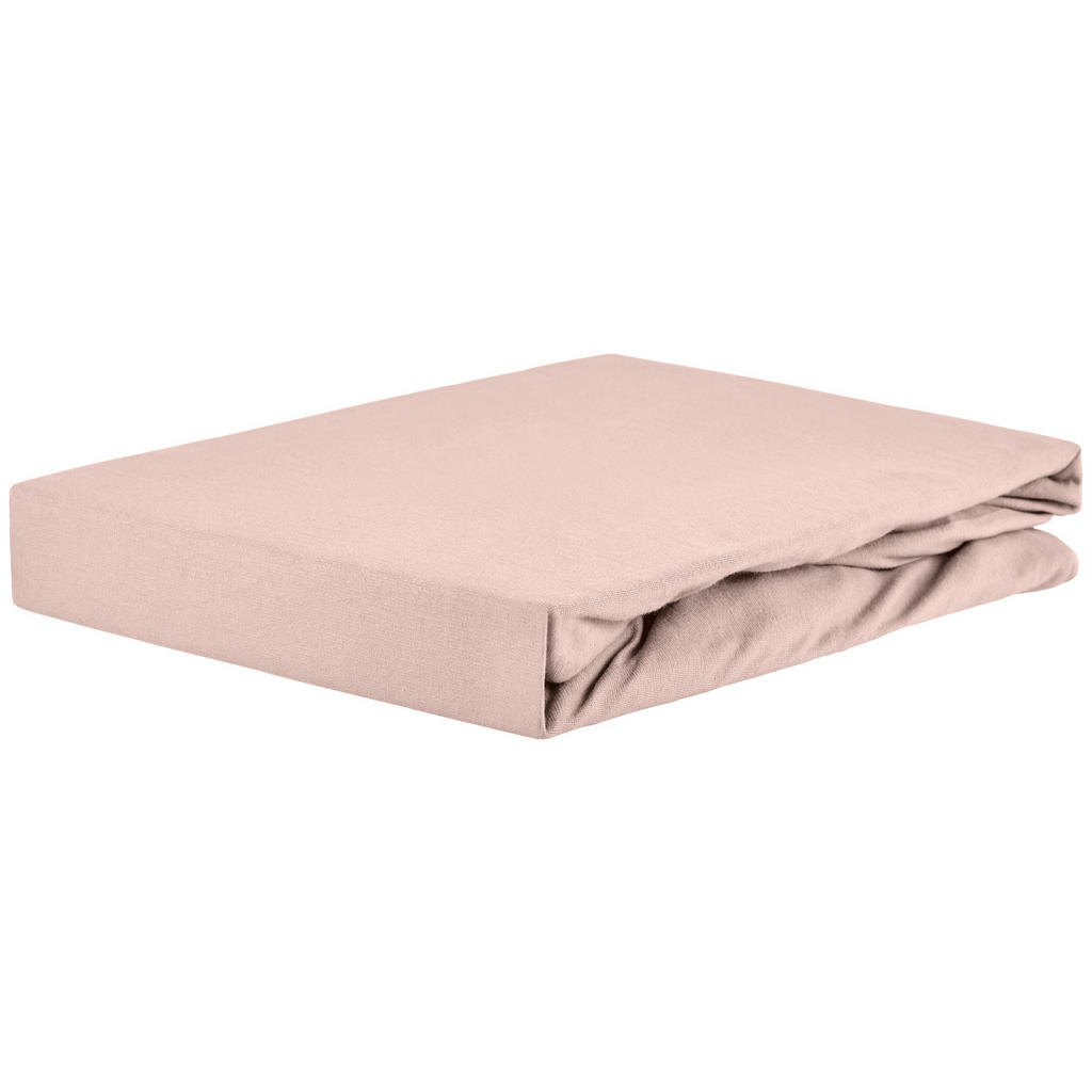 Spannleintuch Jardena Rosa 160x200 Cm Baumwolle