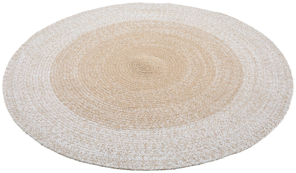 KOBEREC TKANÝ NA PLOCHO, 120 cm béžová - béžová, Trend, textil (120cm) - Novel