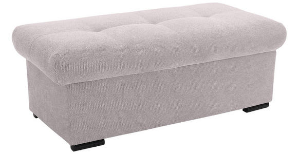 HOCKERBANK SALSA -EXKLUSIV- - Beige/Schwarz, Design, Kunststoff/Textil (108/42/54cm) - Xora