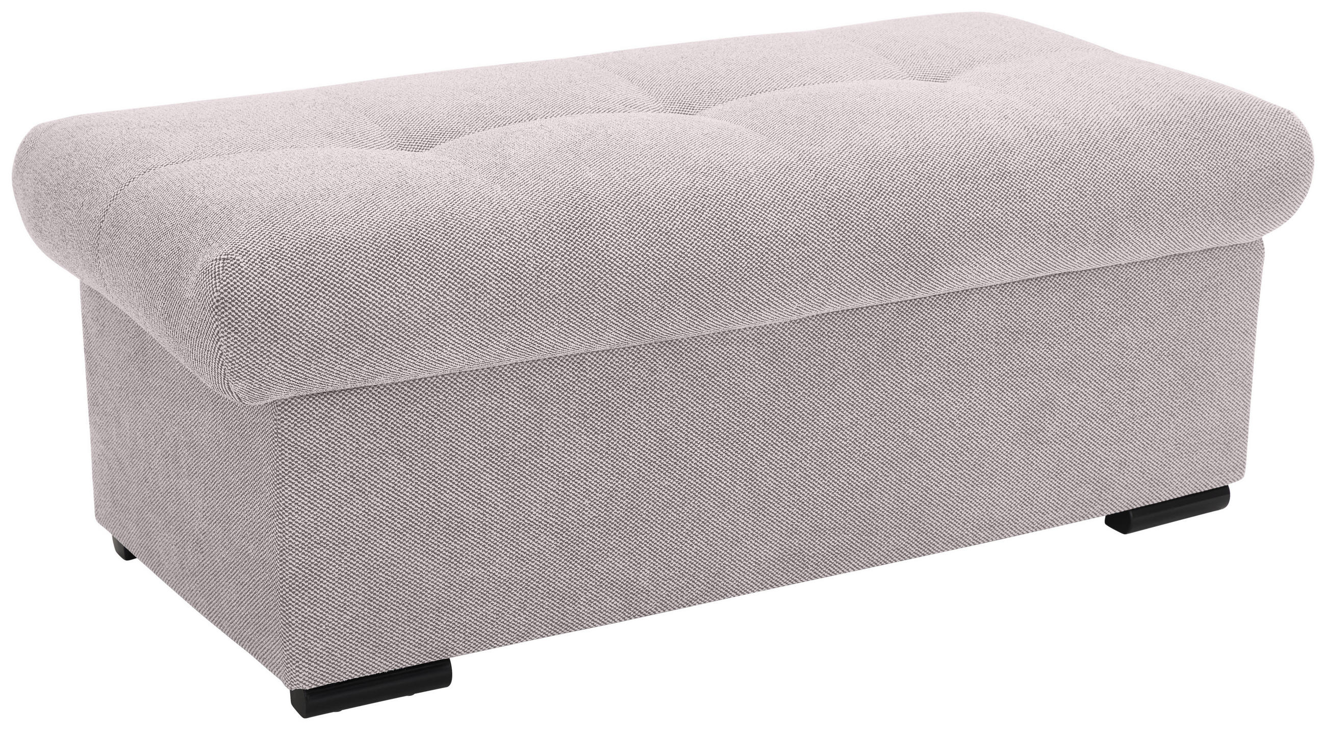 HOCKERBANK SALSA -EXKLUSIV- - Beige/Schwarz, Design, Kunststoff/Textil (108/42/54cm) - Xora