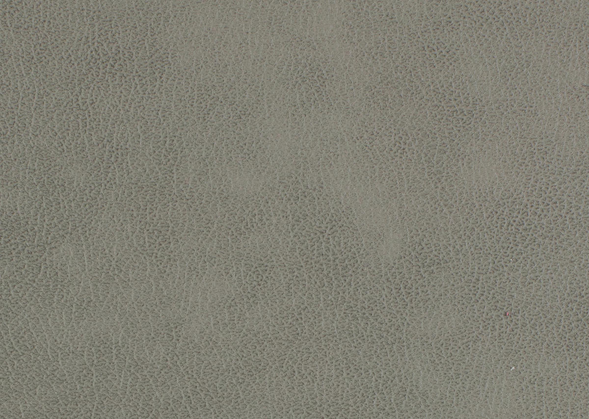 HOCKER in Leder Grau  - Beige/Schwarz, Natur, Leder/Holz (65/46/55cm) - Valnatura