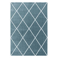 HOCHFLORTEPPICH 80/150 cm Rio 4601 blau Blau  - Blau, Basics, Textil (80/150cm)