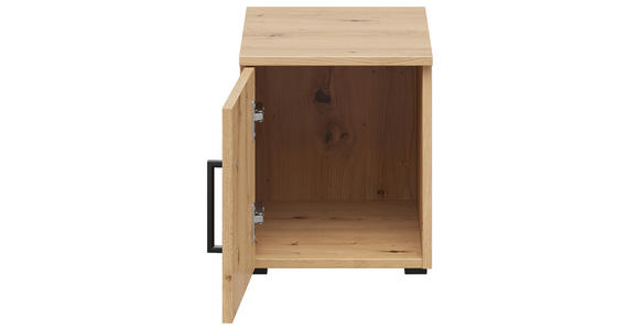 AUFSATZSCHRANK 30/35/40 cm  - Schwarz/Eiche Artisan, MODERN, Holzwerkstoff/Kunststoff (30/35/40cm) - Carryhome