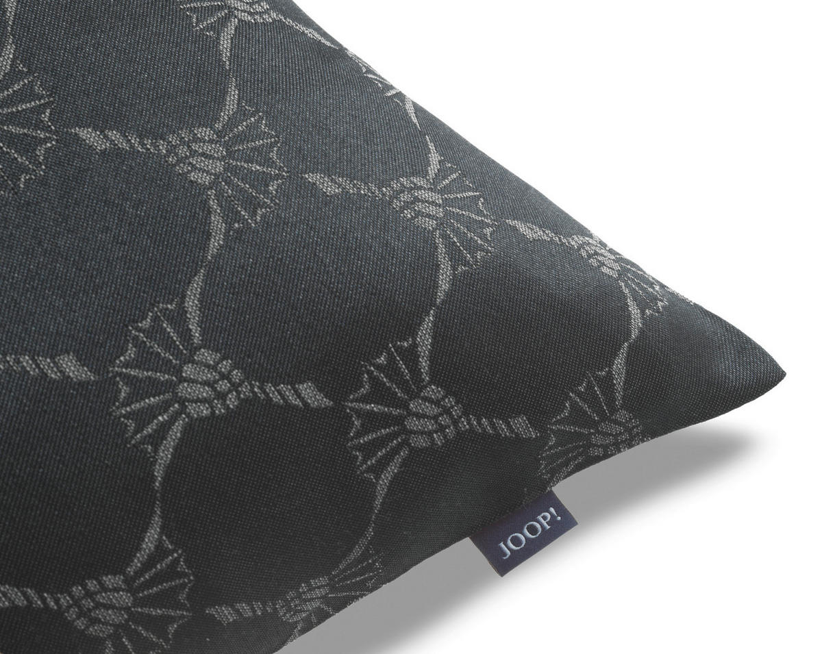 KISSENHÜLLE J!Metallic 40/60 cm  - Dunkelblau, Basics, Textil (40/60cm) - Joop!