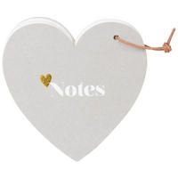 NOTIZBLOCK - Weiss/Goldfarben, Basics, Karton (13/12/2cm) - Räder