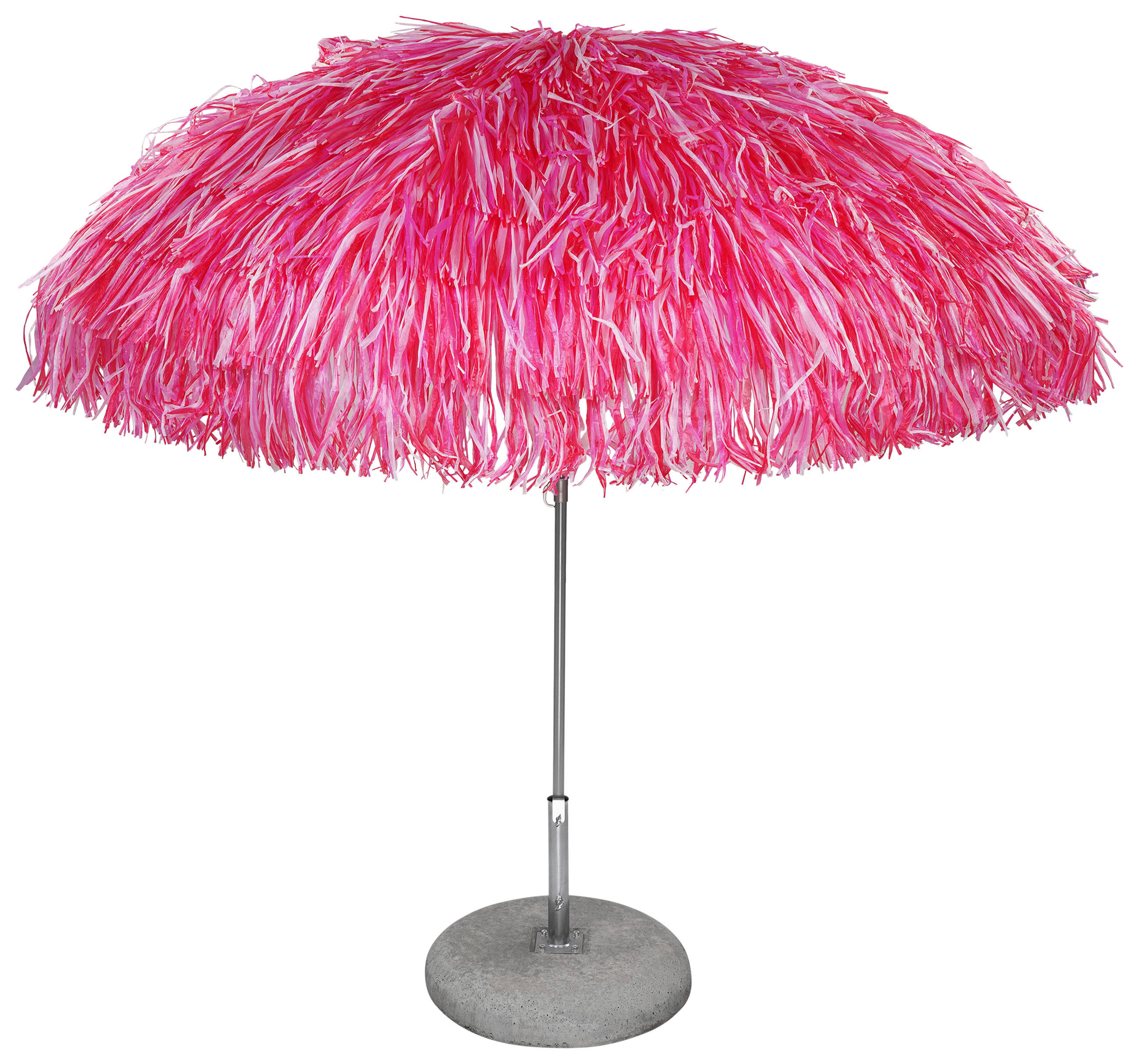 SONNENSCHIRM 200x200 cm Rosa  - Alufarben/Rosa, Design, Textil/Metall (200/200cm) - Jan Kurtz