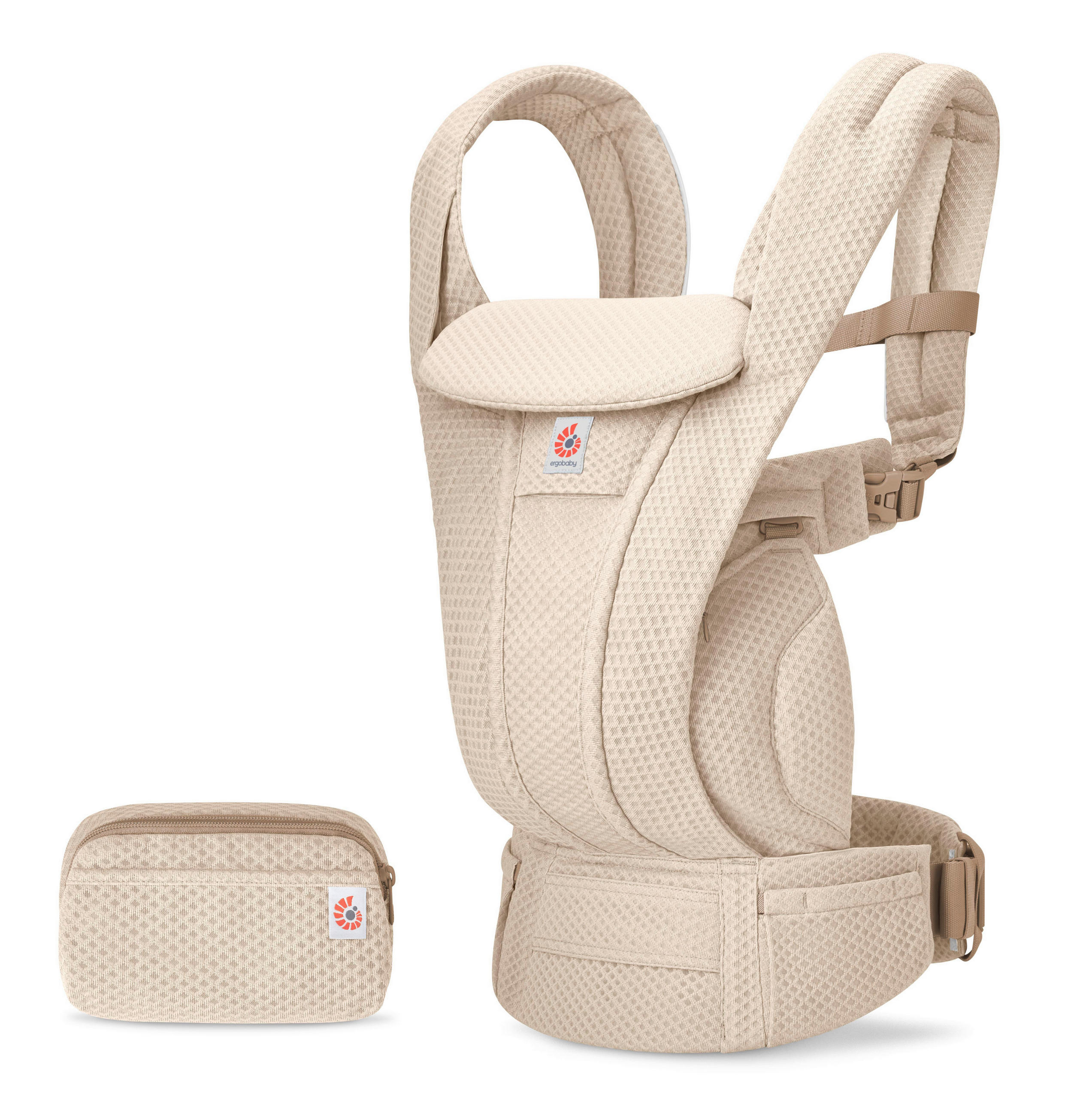 KENGUR NOSILJKA  Omni Deluxe Mesh  - bež, Osnovno, tekstil (26.5/27.5/14.8cm) - Ergo Baby