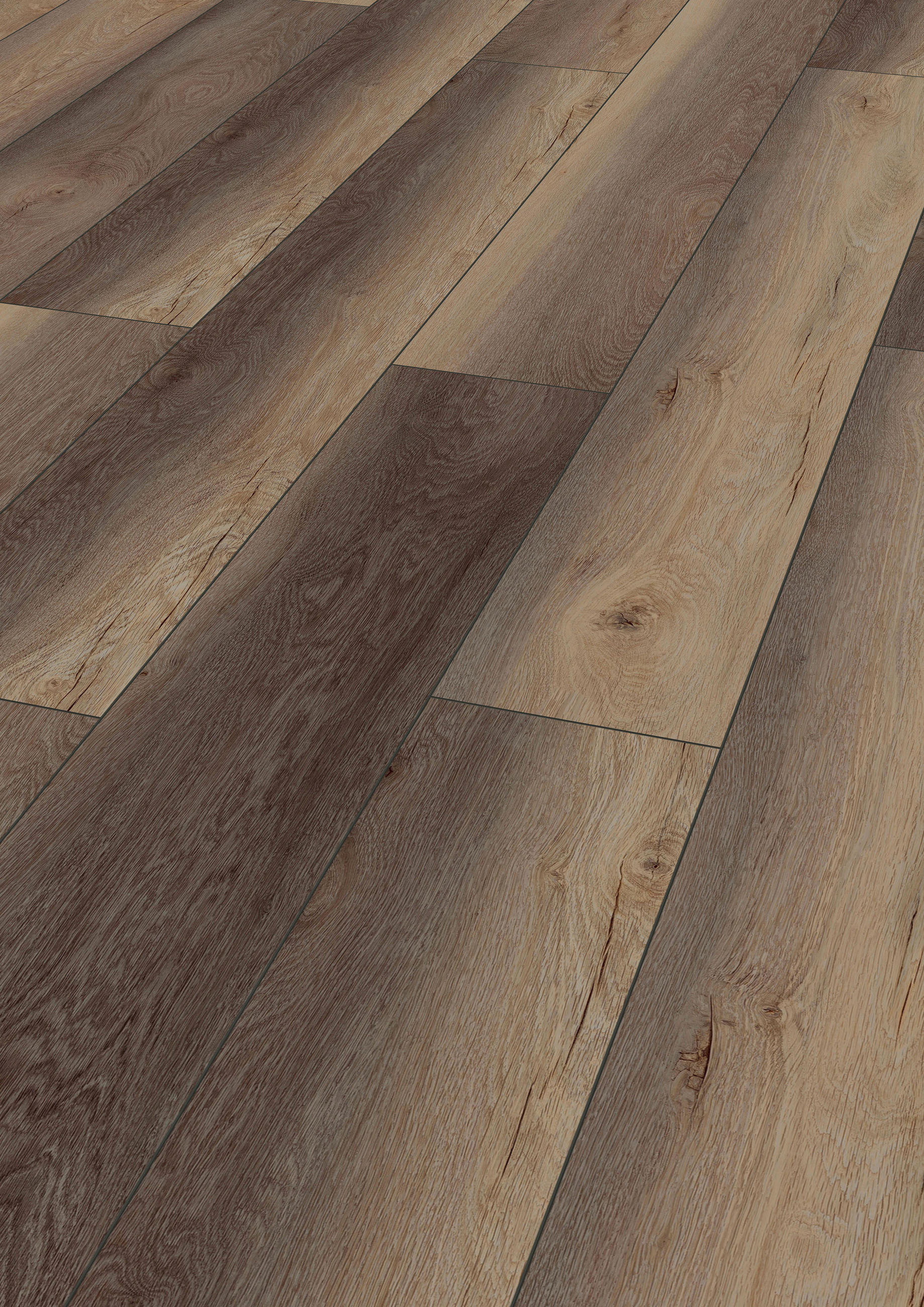 LAMINATBODEN Exquisit  - Eichefarben, KONVENTIONELL, Holz (138.0/19.3/0.8cm)