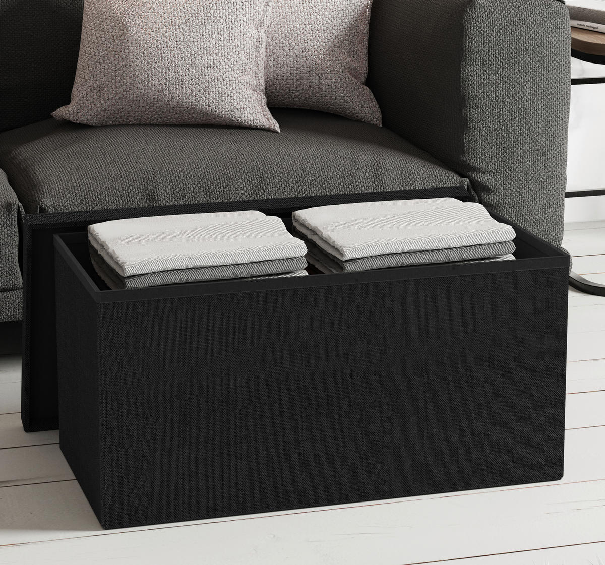 SITZBOX  - Anthrazit, Basics, Kunststoff (76/38/38cm) - MID.YOU
