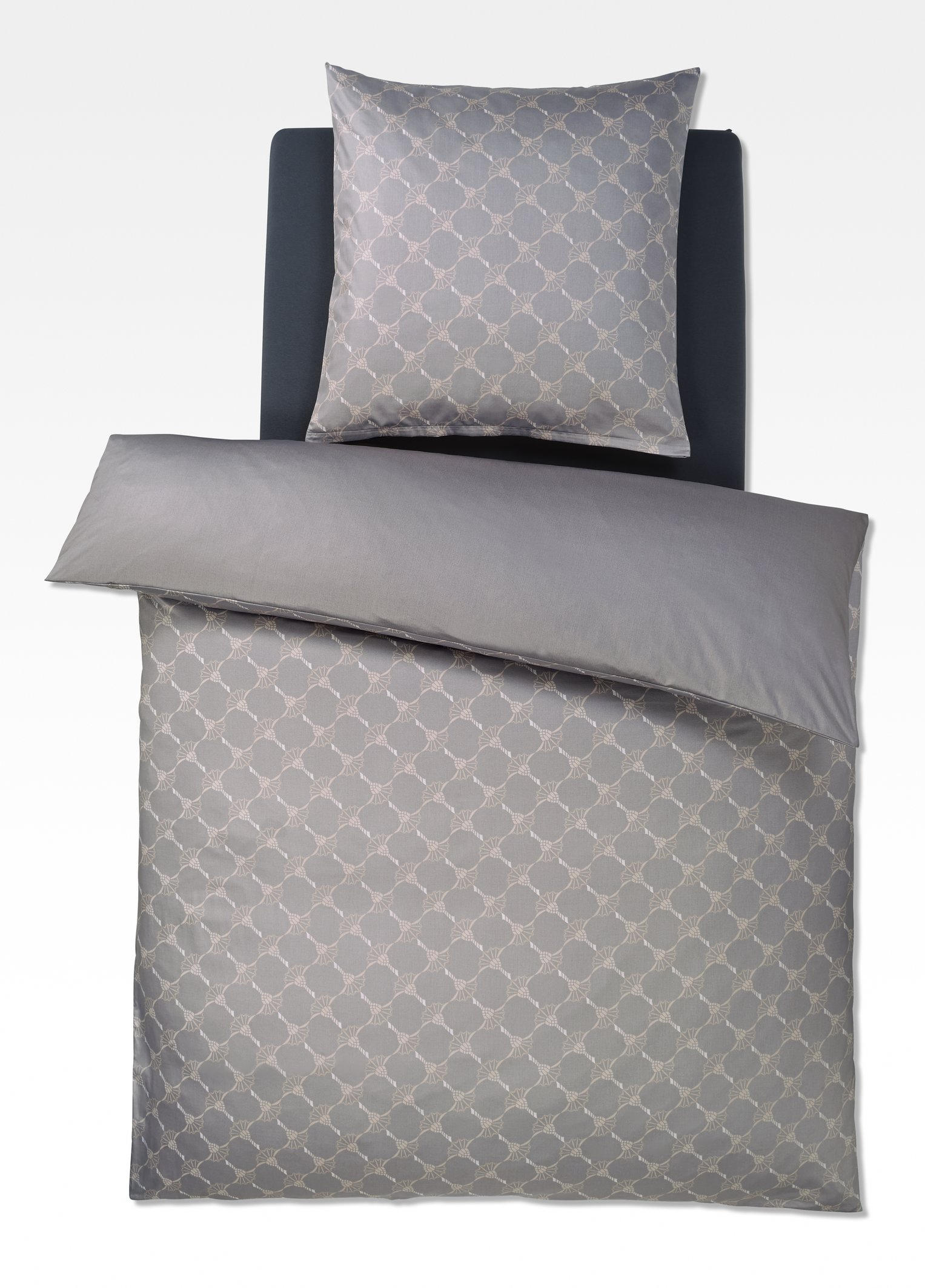 WENDEBETTWÄSCHE Cornflower Gradiant Makosatin 155/220 cm  - Sandfarben, Basics, Textil (155/220cm) - Joop!