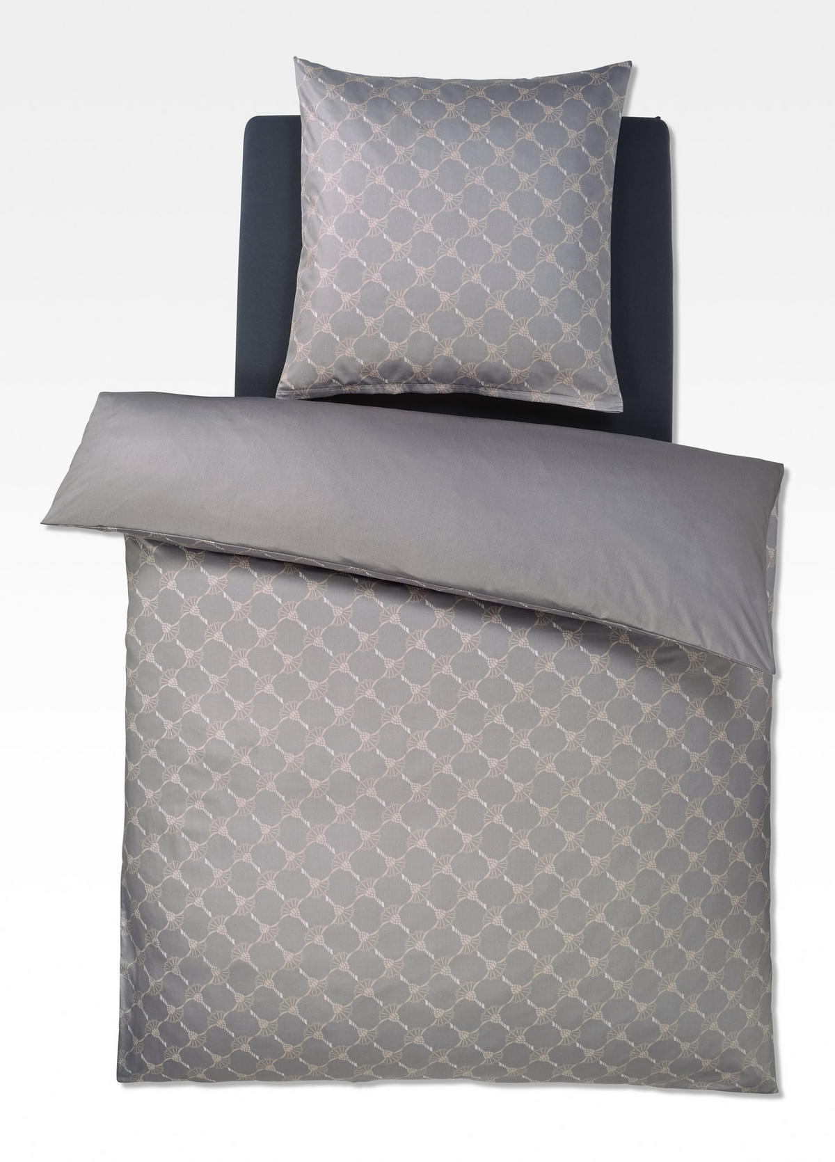 WENDEBETTWÄSCHE Cornflower Gradiant Makosatin 155/220 cm  - Sandfarben, Basics, Textil (155/220cm) - Joop!