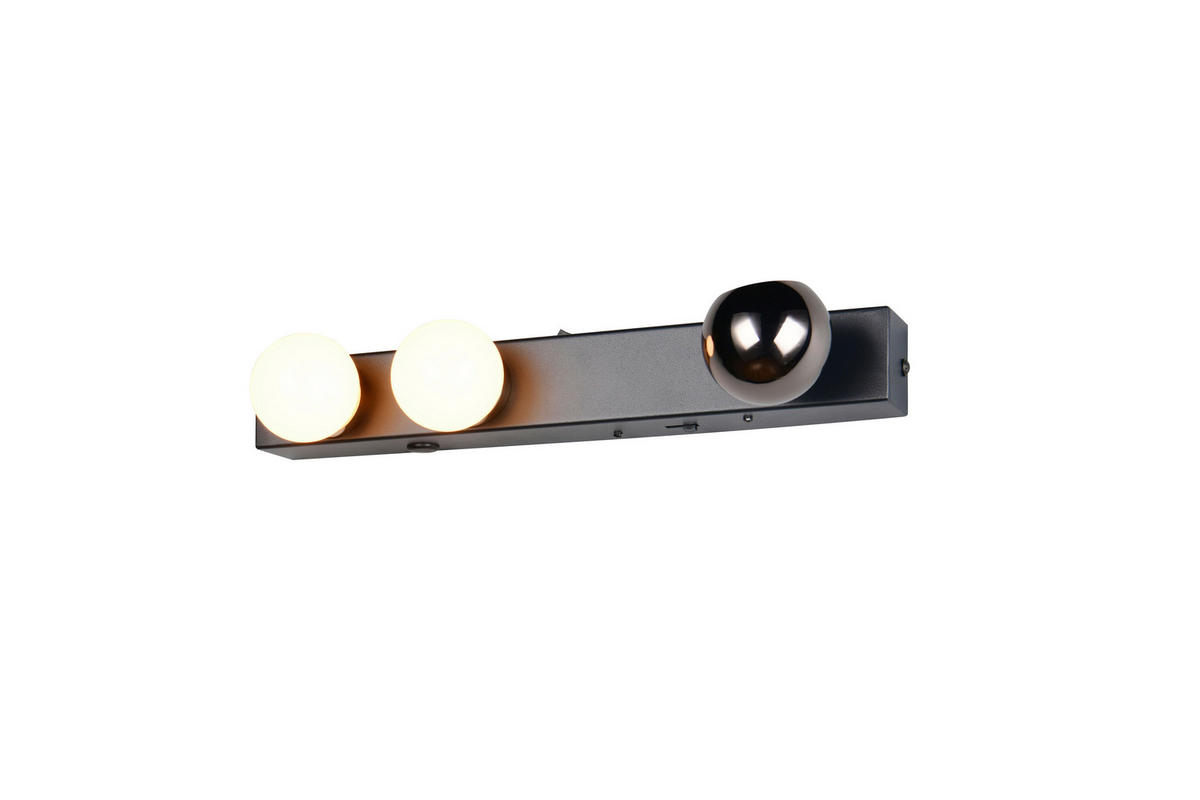 LED-WANDLEUCHTE Arpino 5/30/11 cm  - Schwarz/Weiß, Design, Kunststoff/Metall (5/30/11cm) - Trio Leuchten