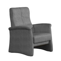 SESSEL in Flachgewebe Dunkelgrau  - Dunkelgrau/Schwarz, Design, Kunststoff/Textil (81/102/86cm) - Himolla