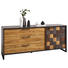 KOMMODE 177/74/45 cm - Eichefarben/Anthrazit, LIFESTYLE, Holzwerkstoff/Metall (177/74/45cm) - Landscape KOMMODE 177/74/45 cm - Eichefarben/Anthrazit, LIFESTYLE, Holzwerkstoff/Metall (177/74/45cm) - Landscape