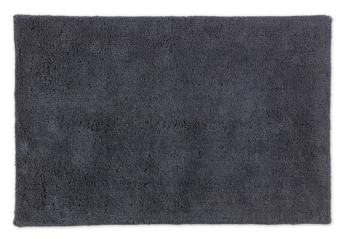 BADTEPPICH Bahamas Anthrazit 40/60 cm  - Anthrazit, Basics, Textil (40/60cm) - Schöner Wohnen