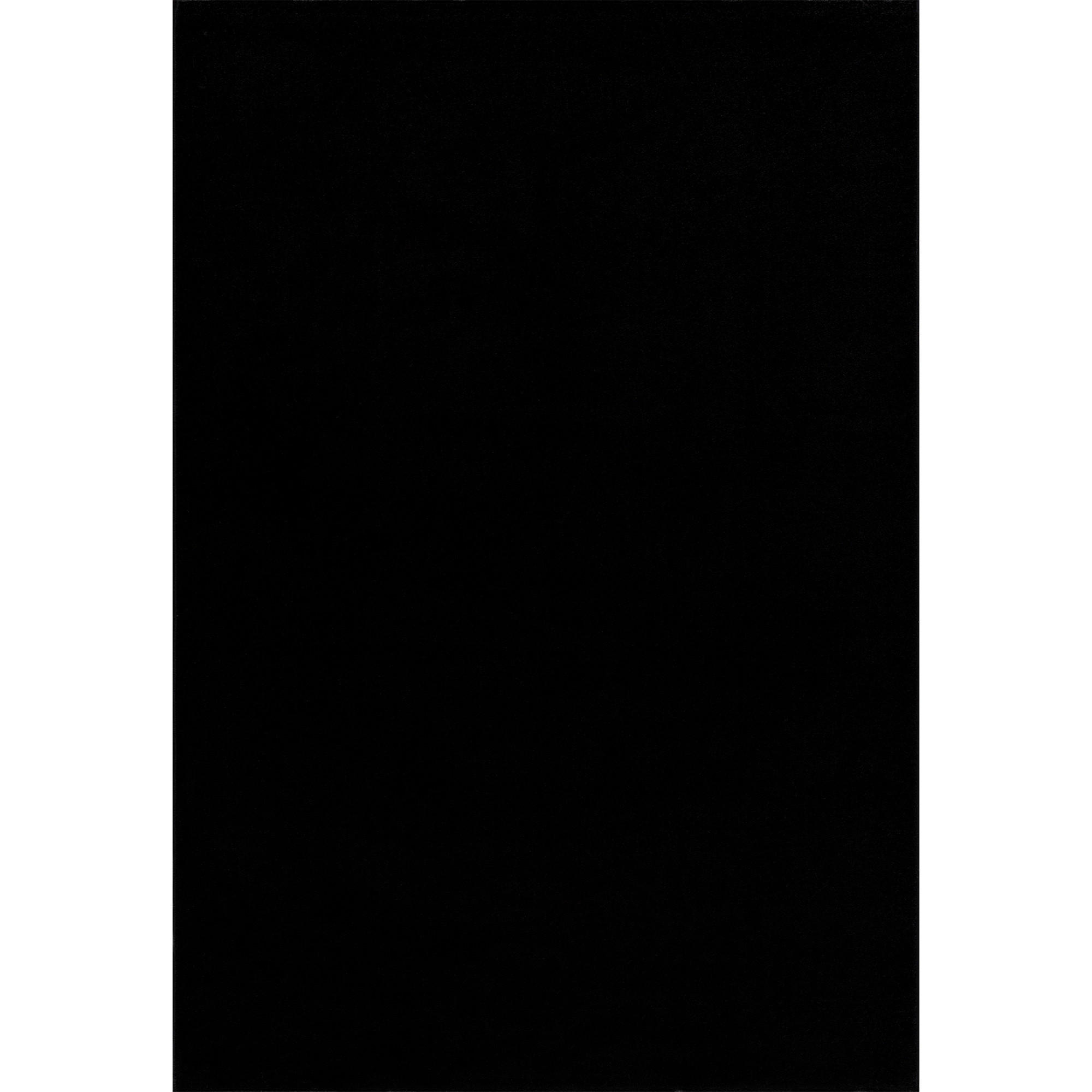 LÄUFER 80/200 cm Uni Schwarz  - Schwarz, LIFESTYLE, Kunststoff/Textil (80/200cm)