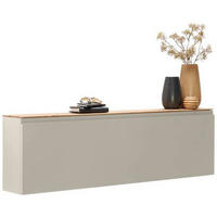 SCHUHSCHRANK  in 136/41/22 cm  - Sandfarben/Eichefarben, Design, Holzwerkstoff (136/41/22cm) - Moderano