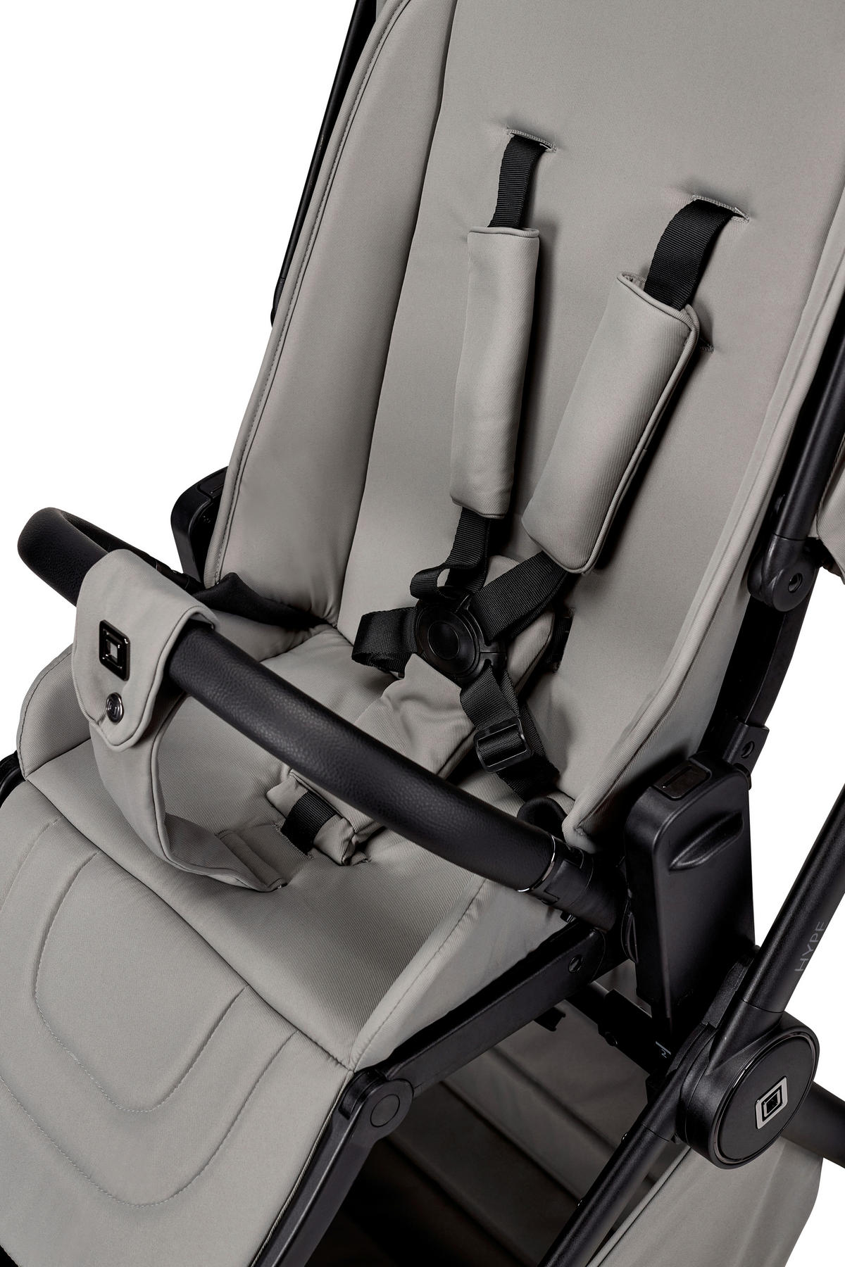 BUGGY Hype  - Blaugrau/Schwarz, Basics, Textil (96/57/114cm) - Moon