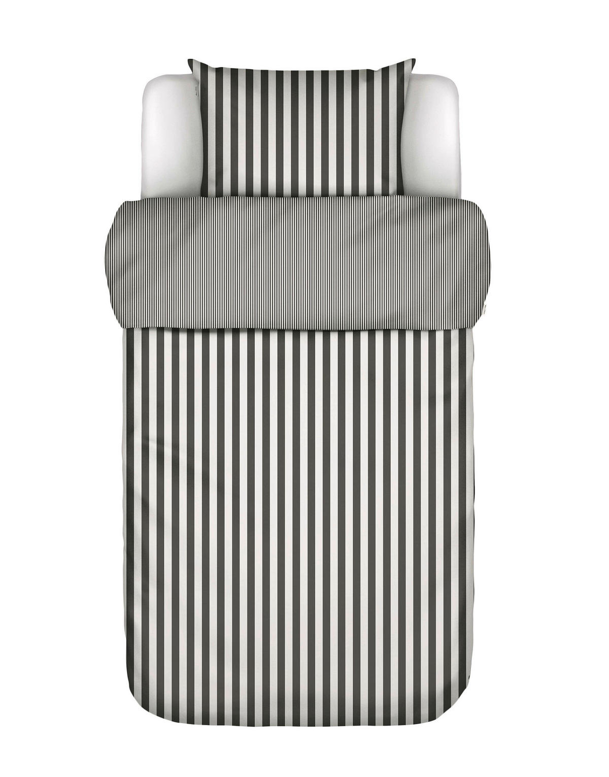 BETTWÄSCHE Classic Stripe Satin 135/200 cm  - Grau, Basics, Textil (135/200cm) - Marc O'Polo