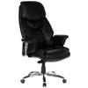 CHEFSESSEL Lederlook Schwarz  - Schwarz, MODERN, Kunststoff/Textil (63/140/52cm) - MID.YOU
