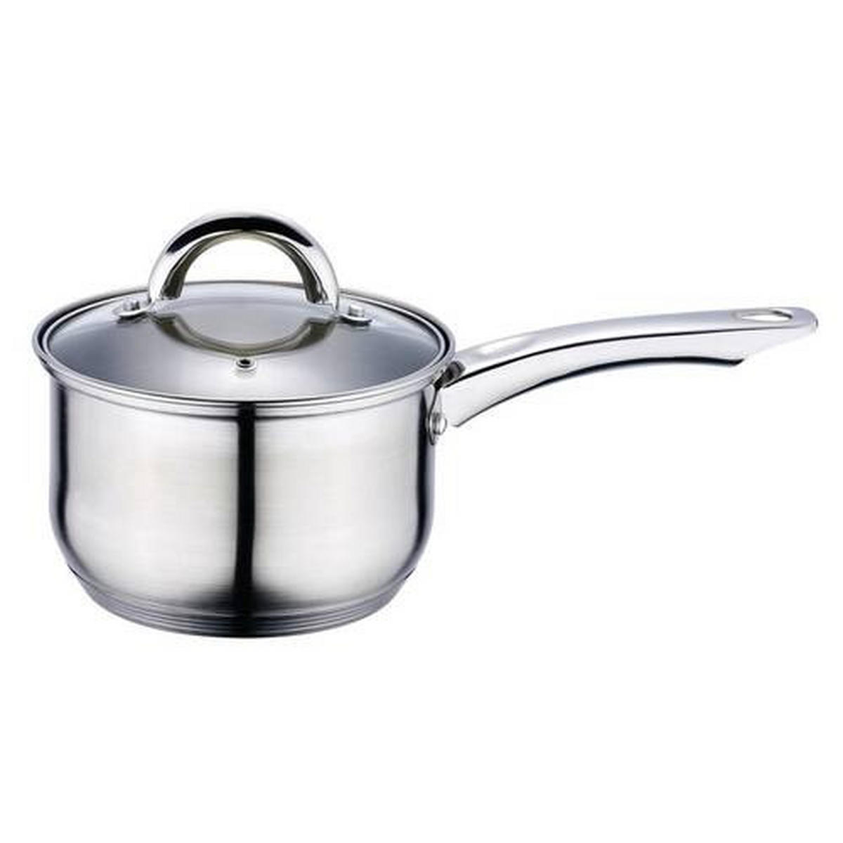 KOCHTOPFSET 12-teilig  - Edelstahlfarben/Transparent, MODERN, Glas/Metall