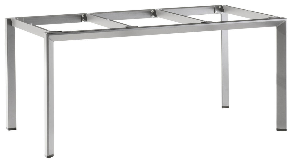 GARTENTISCHGESTELL 160/90/74 cm Metall  - Graphitfarben, Design, Metall (160/90/74cm) - Sieger