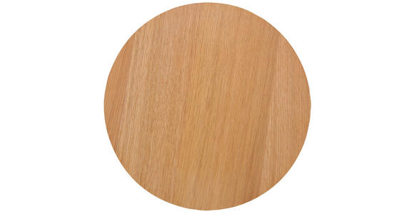 COUCHTISCH 35/35/50 cm rund Weiß, Eichefarben  - Eichefarben/Weiß, Design, Holz/Holzwerkstoff (35/35/50cm) - Landscape