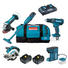 MAKITA SPEZIAL-SET DLX6012-2 - Türkis/Schwarz, KONVENTIONELL, Kunststoff/Metall (19,8/7,9/24,9cm) - Makita MAKITA SPEZIAL-SET DLX6012-2 - Türkis/Schwarz, KONVENTIONELL, Kunststoff/Metall (19,8/7,9/24,9cm) - Makita