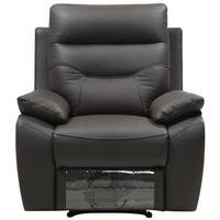 FOTELJA ZA OPUŠTANJE 90/92/102 cm , braon  - braon, Konvencionalno, koža/tekstil (90/92/102cm) - Xora
