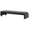 SONNENLIEGE 60/32/196 cm  - Schwarz, KONVENTIONELL, Kunststoff (60/32/196cm) - Gardenson
